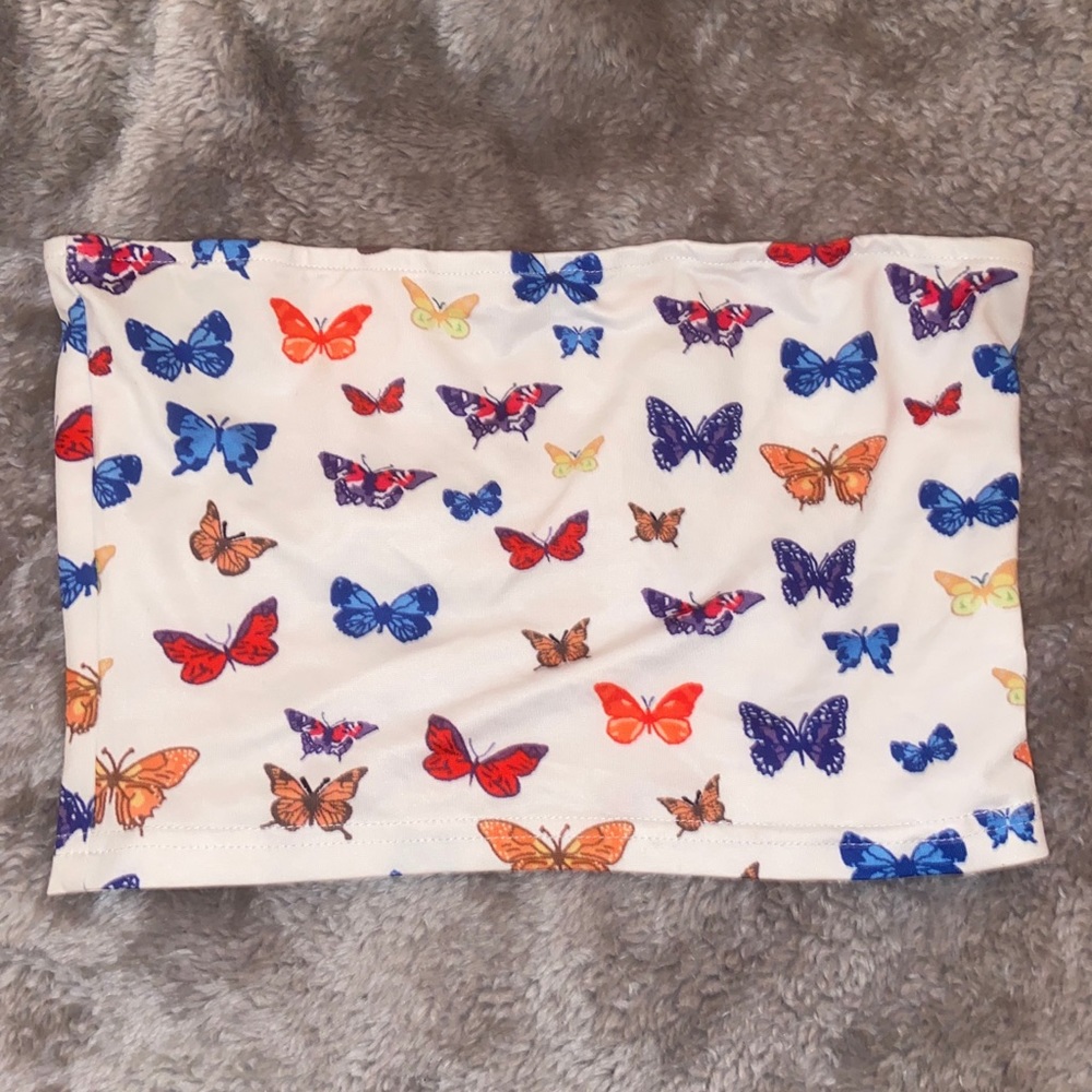 Butterfly crop top